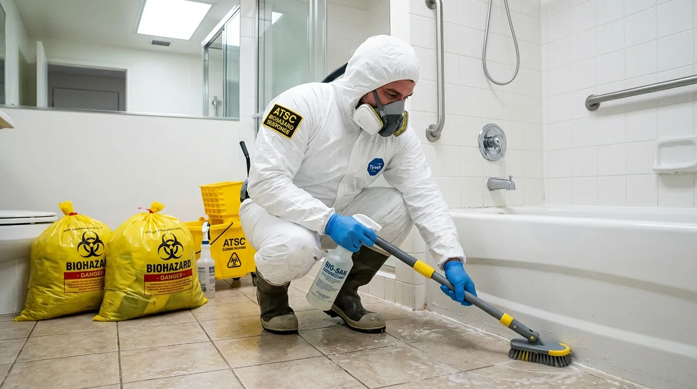 Decontamination equipment deployed for Blood Cleanup in Otis Orchards-East Farms